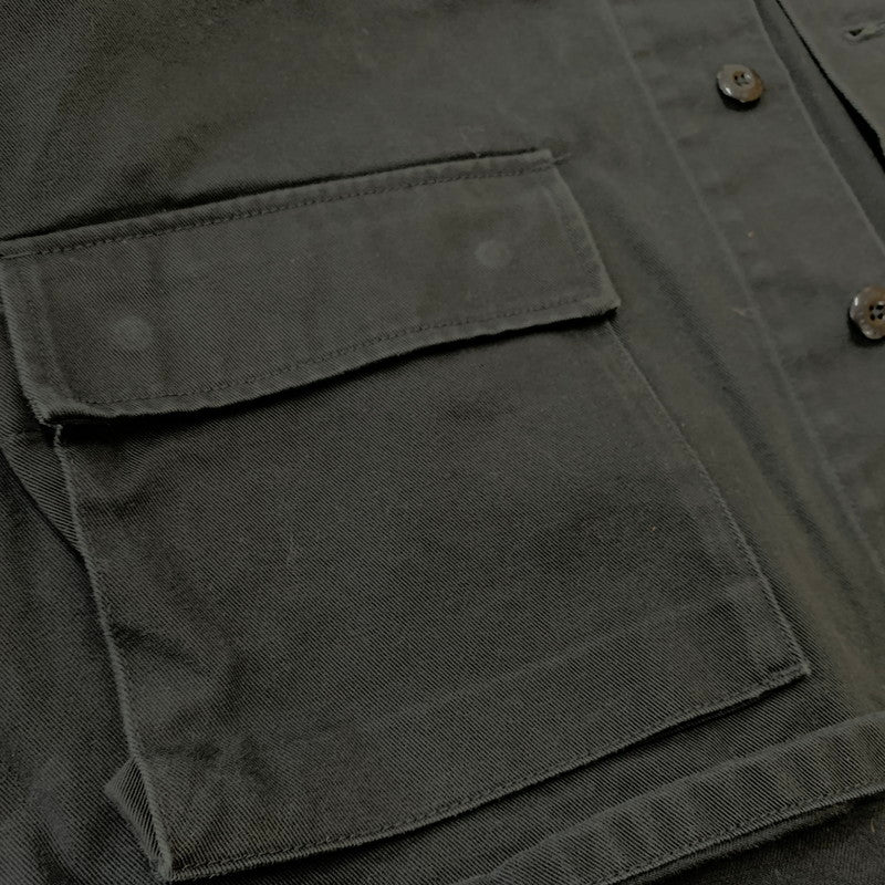 【中古品】【メンズ】 WTAPS ダブルタップス JUNGLE 01 L/S COTTON TWILL JAKCET 212WVDT-SHM02 ジャングル ロングスリーブ コットン ツイル ジャケット アウター ミリタリージャケット 142-260127-ko-02-fuz サイズ：4 カラー：ブラック 万代Net店