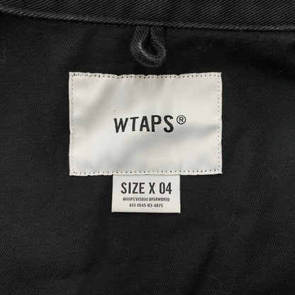 【中古品】【メンズ】 WTAPS ダブルタップス JUNGLE 01 L/S COTTON TWILL JAKCET 212WVDT-SHM02 ジャングル ロングスリーブ コットン ツイル ジャケット アウター ミリタリージャケット 142-260127-ko-02-fuz サイズ：4 カラー：ブラック 万代Net店
