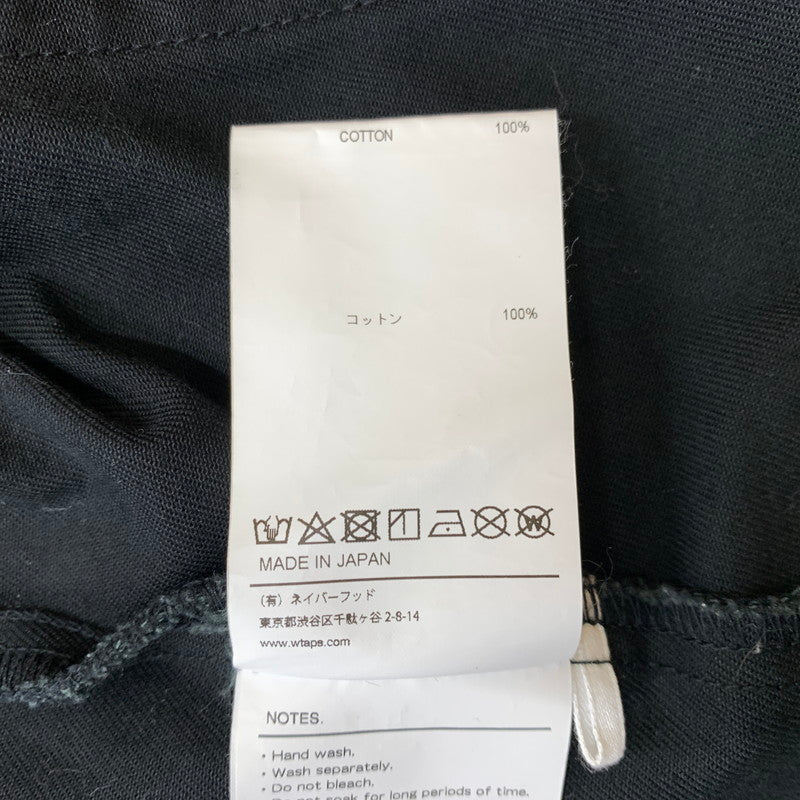【中古品】【メンズ】 WTAPS ダブルタップス JUNGLE 01 L/S COTTON TWILL JAKCET 212WVDT-SHM02 ジャングル ロングスリーブ コットン ツイル ジャケット アウター ミリタリージャケット 142-260127-ko-02-fuz サイズ：4 カラー：ブラック 万代Net店