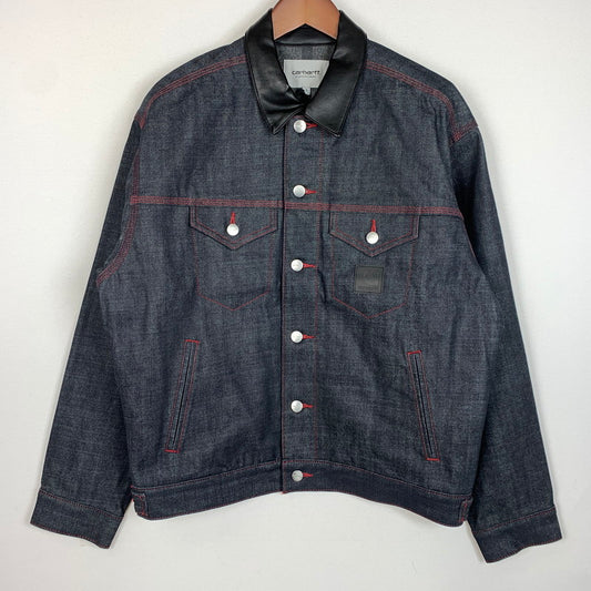 【中古品】【メンズ】 Carhartt WIP カーハート ワークインプログレス JP RIGID DENIM JACKET A261042 リジッド デニムジャケット アウター Gジャン 145-260128-ko-14-fuzh サイズ：S カラー：インディゴ 万代Net店
