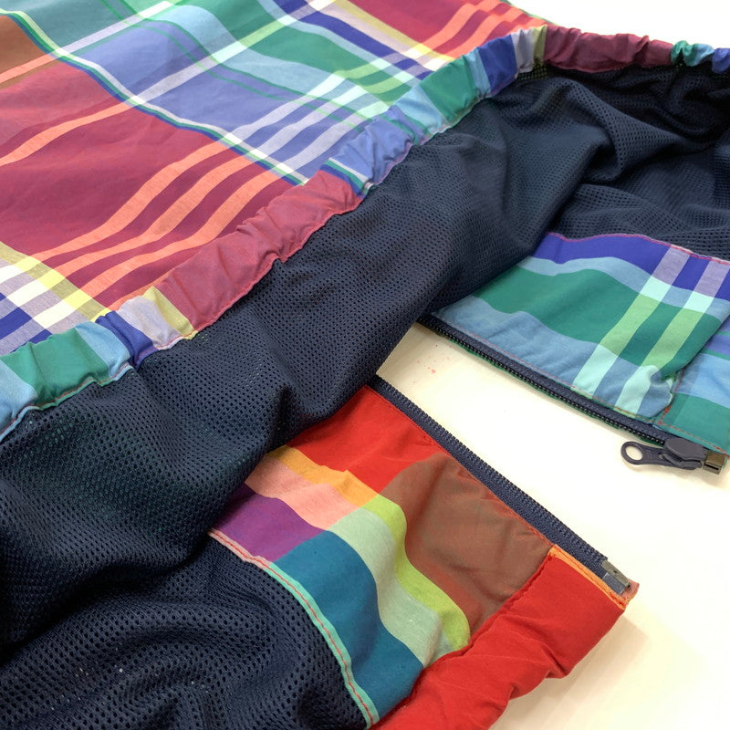 【中古品】【メンズ】 POLO SPORTS ポロスポーツ ZIP CHECK JACKET ジップ チェック ジャケット ライトアウター スイングトップ ラルフローレン 147-260128-ko-13-tei サイズ：S カラー：マルチ 万代Net店