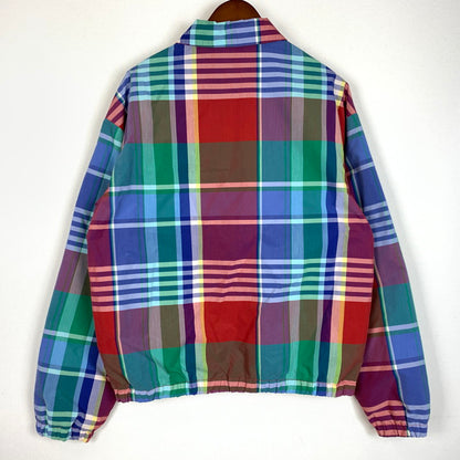 【中古品】【メンズ】 POLO SPORTS ポロスポーツ ZIP CHECK JACKET ジップ チェック ジャケット ライトアウター スイングトップ ラルフローレン 147-260128-ko-13-tei サイズ：S カラー：マルチ 万代Net店
