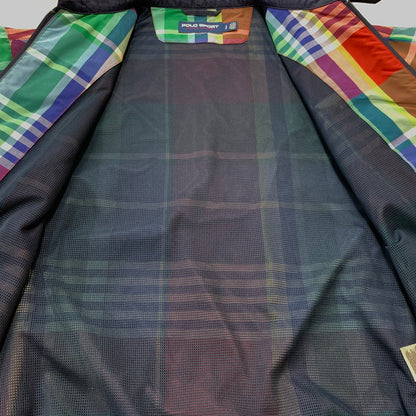 【中古品】【メンズ】 POLO SPORTS ポロスポーツ ZIP CHECK JACKET ジップ チェック ジャケット ライトアウター スイングトップ ラルフローレン 147-260128-ko-13-tei サイズ：S カラー：マルチ 万代Net店