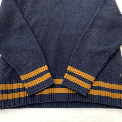 【中古品】【メンズ】 Carhartt WIP カーハート ワークインプログレス STANFORD SWEATER I032281 スタンダート セーター トップス ニット 145-260128-ko-03-tei サイズ：S カラー：ダークネイビー 万代Net店