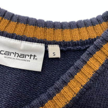 【中古品】【メンズ】 Carhartt WIP カーハート ワークインプログレス STANFORD SWEATER I032281 スタンダート セーター トップス ニット 145-260128-ko-03-tei サイズ：S カラー：ダークネイビー 万代Net店