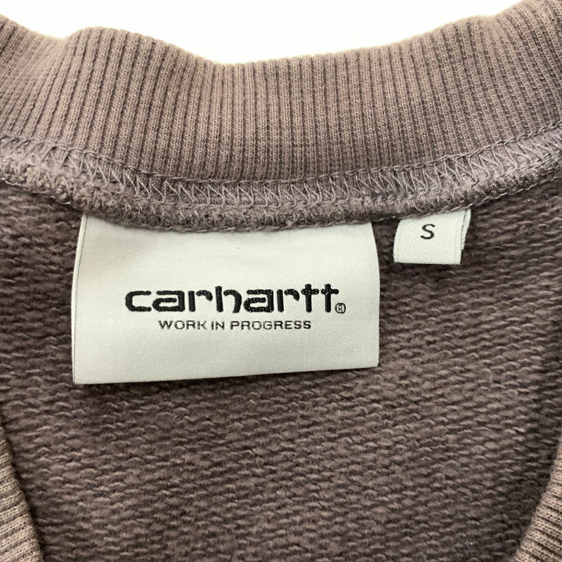 【中古品】【メンズ】 Carhartt WIP カーハート ワークインプログレス RIVET SCRIPT SWEAT I034415 リベット スクリプト スウェット トップス トレーナー 145-260128-ko-06-fuz サイズ：S カラー：グレー 万代Net店