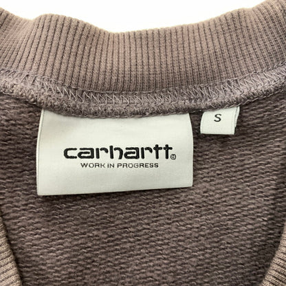 【中古品】【メンズ】 Carhartt WIP カーハート ワークインプログレス RIVET SCRIPT SWEAT I034415 リベット スクリプト スウェット トップス トレーナー 145-260128-ko-06-fuz サイズ：S カラー：グレー 万代Net店