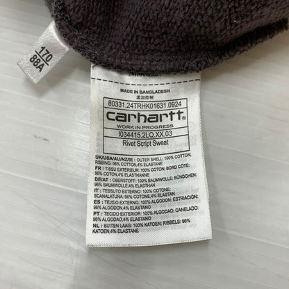 【中古品】【メンズ】 Carhartt WIP カーハート ワークインプログレス RIVET SCRIPT SWEAT I034415 リベット スクリプト スウェット トップス トレーナー 145-260128-ko-06-fuz サイズ：S カラー：グレー 万代Net店