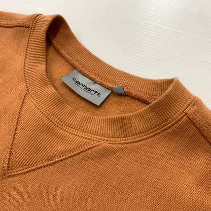 【中古品】【メンズ】 Carhartt WIP カーハート ワークインプログレス AMERICAN SCRIPT SWEAT I025475 アメリカン スクリプト スウェット トップス トレーナー 145-260128-ko-05-fuz サイズ：S カラー：オレンジ 万代Net店