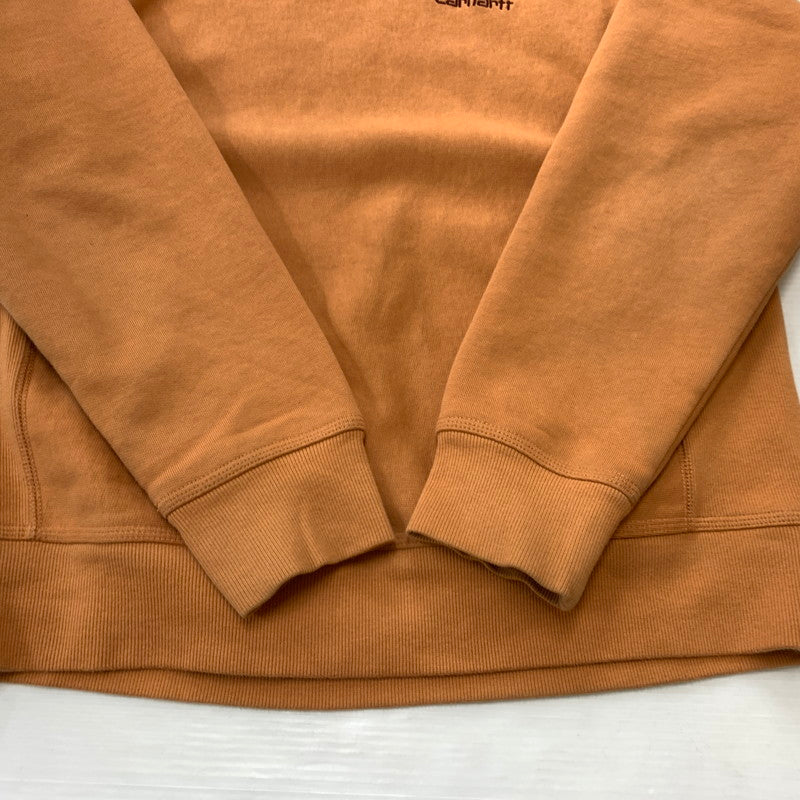 【中古品】【メンズ】 Carhartt WIP カーハート ワークインプログレス AMERICAN SCRIPT SWEAT I025475 アメリカン スクリプト スウェット トップス トレーナー 145-260128-ko-05-fuz サイズ：S カラー：オレンジ 万代Net店