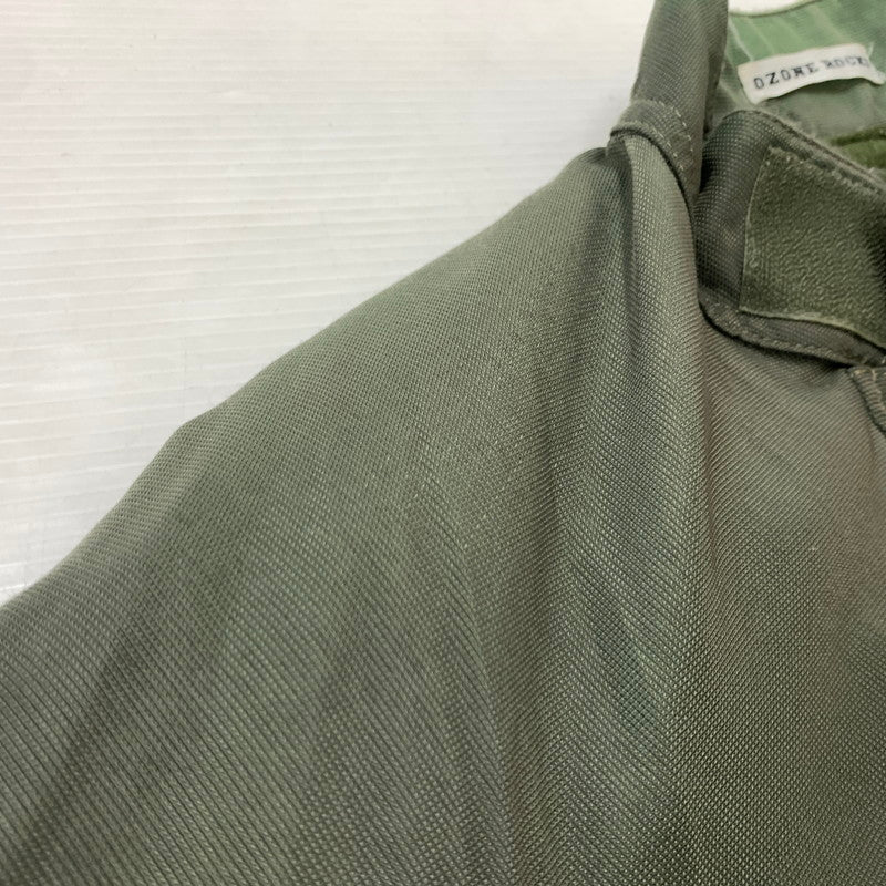 【現状渡し品】【メンズ】 OZONE ROCKS オゾンロックス MILITALY JACKET 8AC-0025 ミリタリージャケット アウター ナイロンジャケット モッズコート 140-260128-ko-09-tei サイズ：L カラー：カーキ 万代Net店