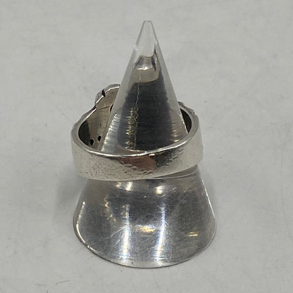 【中古品】【メンズ】 BIGBLACKMARIA ビッグブラックマリア DOKURO UNIVERSITY RING ドクロ ユニバーシティリング アクセサリー 指輪 192-260128-yy-10-tei カラー：シルバー 17.5号 万代Net店