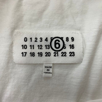 【中古品】【メンズ】 MAISON MARGIELA メゾンマルジェラ NUMBERING LOGO S/S TEE MM6 SH0GC0033 S24312 ナンバリング ロゴ ショートスリーブ Tシャツ トップス 半袖 クルーネック 141-260128-ko-01-fuz サイズ：S カラー：ホワイト 万代Net店