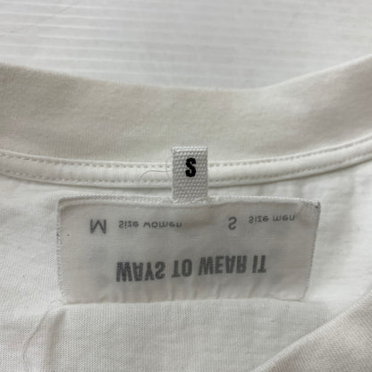 【中古品】【メンズ】 MAISON MARGIELA メゾンマルジェラ NUMBERING LOGO S/S TEE MM6 SH0GC0033 S24312 ナンバリング ロゴ ショートスリーブ Tシャツ トップス 半袖 クルーネック 141-260128-ko-01-fuz サイズ：S カラー：ホワイト 万代Net店