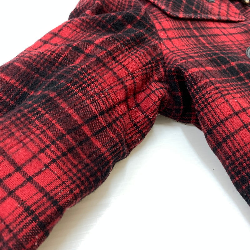 【中古品】【メンズ】 BURBERRY BLACK LABEL バーバリーブラックレーベル SHORT DUFFEL COAT D1F25-623-18 ショート ダッフル コート アウター ジャケット ウール 141-260128-ko-12-tei サイズ：L カラー：レッド 万代Net店