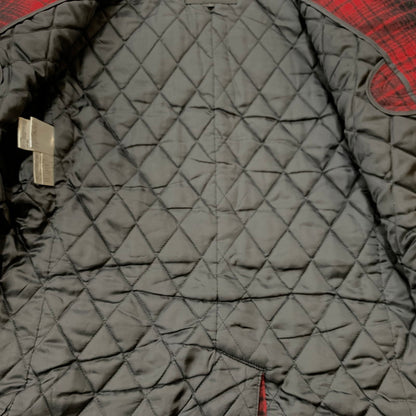 【中古品】【メンズ】 BURBERRY BLACK LABEL バーバリーブラックレーベル SHORT DUFFEL COAT D1F25-623-18 ショート ダッフル コート アウター ジャケット ウール 141-260128-ko-12-tei サイズ：L カラー：レッド 万代Net店