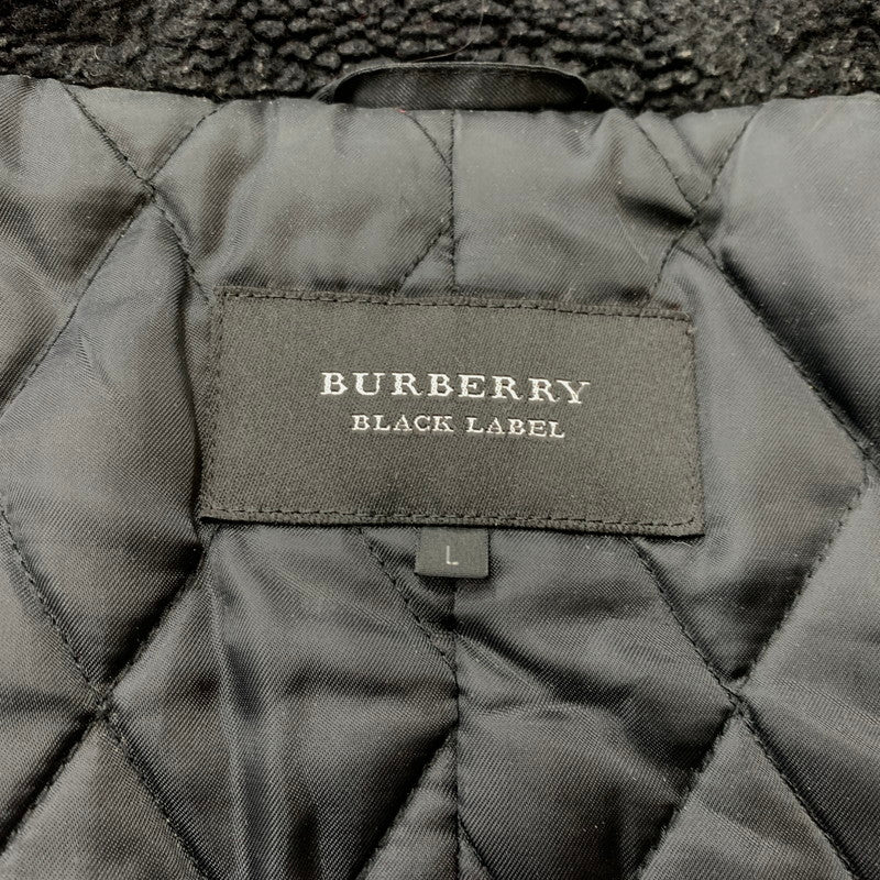 【中古品】【メンズ】 BURBERRY BLACK LABEL バーバリーブラックレーベル SHORT DUFFEL COAT D1F25-623-18 ショート ダッフル コート アウター ジャケット ウール 141-260128-ko-12-tei サイズ：L カラー：レッド 万代Net店