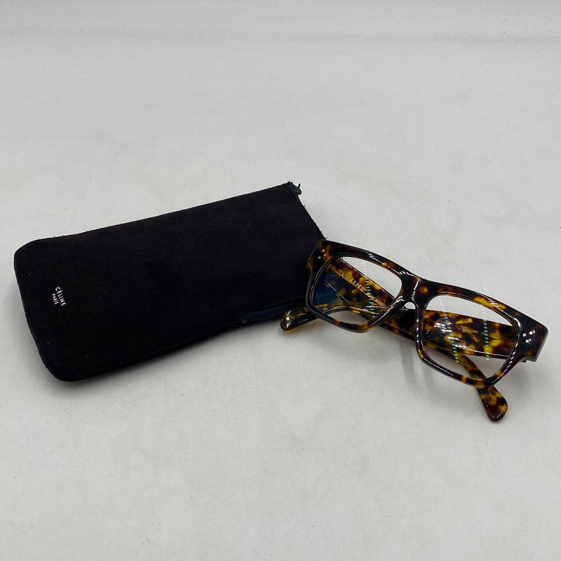 【中古品】【レディース】 CELINE セリーヌ SUNGLASSES CL 1016J サングラス アイウェア アクセサリー 183-260128-yy-02-tei サイズ：E88 145 カラー：ブラウンハバナ 万代Net店