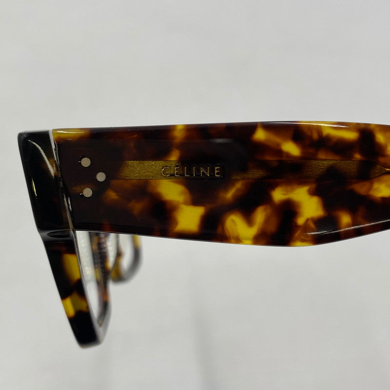 【中古品】【レディース】 CELINE セリーヌ SUNGLASSES CL 1016J サングラス アイウェア アクセサリー 183-260128-yy-02-tei サイズ：E88 145 カラー：ブラウンハバナ 万代Net店