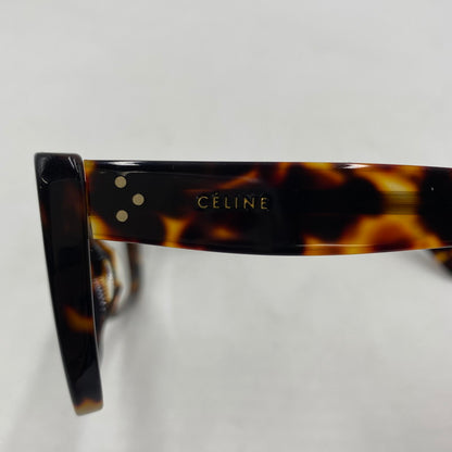 【中古品】【レディース】 CELINE セリーヌ SUNGLASSES CL 1015J サングラス アイウェア アクセサリー 183-260128-yy-01-tei サイズ：PHW 140 カラー：ブラウンハバナ 万代Net店