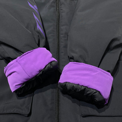 【中古品】【メンズ】 ADIDAS アディダス GRAPHIC PADDED JACKET GJ6721 グラフィック パデッド ジャケット アウター 148-260826-yo-15-teih サイズ：M カラー：ブラック/パープル 万代Net店