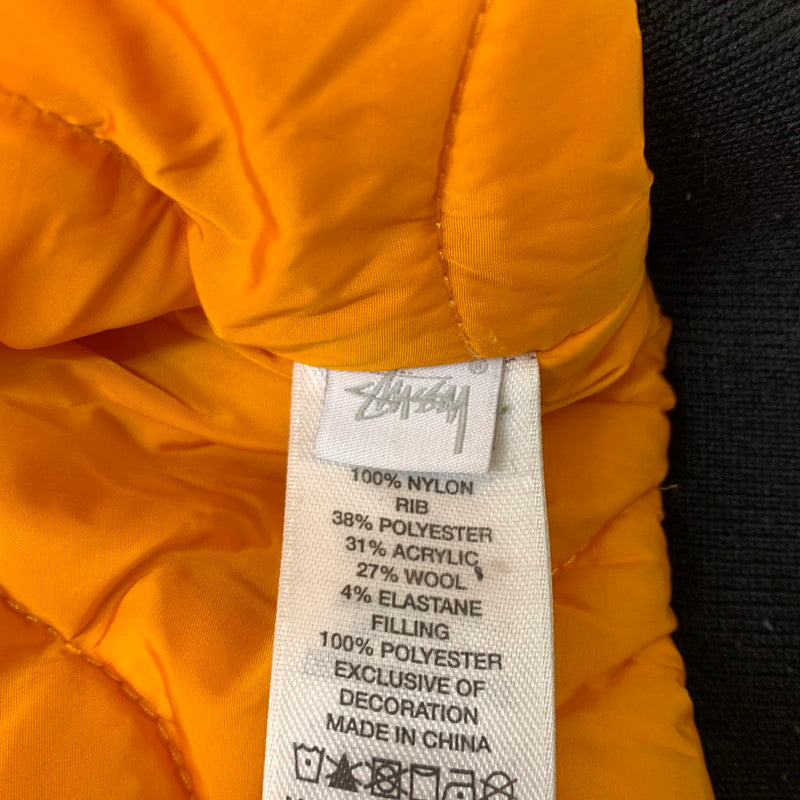 【中古品】【メンズ】 STUSSY ステューシー FLIGHT BOMBER JACKET 115865 フライト ボンバー ジャケット アウター コーデュラ 142-260129-ko-27-tei サイズ：S カラー：ブラック 万代Net店