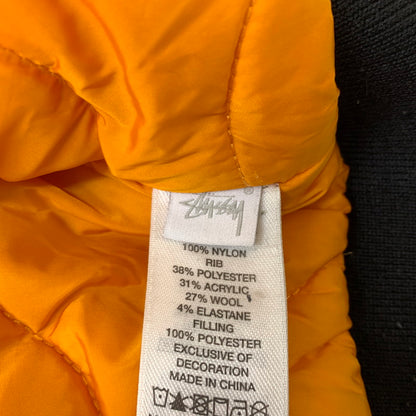 【中古品】【メンズ】 STUSSY ステューシー FLIGHT BOMBER JACKET 115865 フライト ボンバー ジャケット アウター コーデュラ 142-260129-ko-27-tei サイズ：S カラー：ブラック 万代Net店