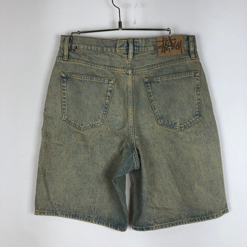 【中古品】【メンズ】 STUSSY ステューシー BIG OL' SHORT DENIM 112296 ビッグ OL ショート デニム ボトムス ショートパンツ ハーフパンツ 153-260201-yy-18-fuz サイズ：30 カラー：ビーチウォッシュ 万代Net店