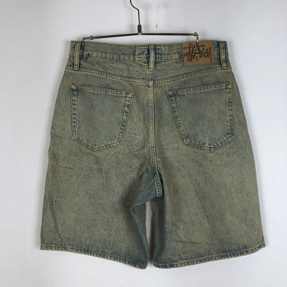 【中古品】【メンズ】 STUSSY ステューシー BIG OL' SHORT DENIM 112296 ビッグ OL ショート デニム ボトムス ショートパンツ ハーフパンツ 153-260201-yy-18-fuz サイズ：30 カラー：ビーチウォッシュ 万代Net店