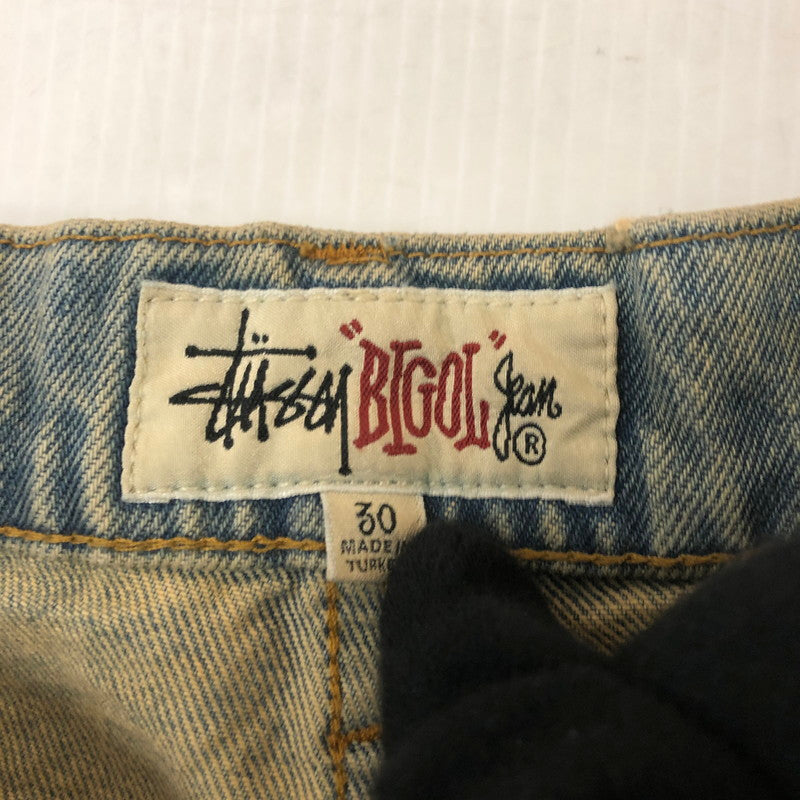 【中古品】【メンズ】 STUSSY ステューシー BIG OL' SHORT DENIM 112296 ビッグ OL ショート デニム ボトムス ショートパンツ ハーフパンツ 153-260201-yy-18-fuz サイズ：30 カラー：ビーチウォッシュ 万代Net店