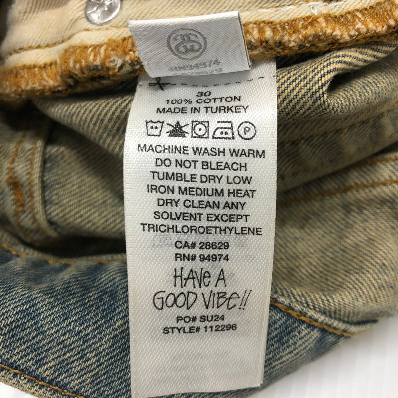 【中古品】【メンズ】 STUSSY ステューシー BIG OL' SHORT DENIM 112296 ビッグ OL ショート デニム ボトムス ショートパンツ ハーフパンツ 153-260201-yy-18-fuz サイズ：30 カラー：ビーチウォッシュ 万代Net店