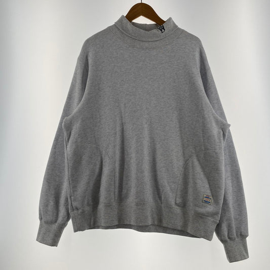 【中古品】【メンズ】 WOOD BLOCK ウッドブロック SWEAT TURTLE NECK スウェット タートルネック トップス トレーナー 140-260704-ss-06-tei サイズ：XL カラー：グレー 万代Net店