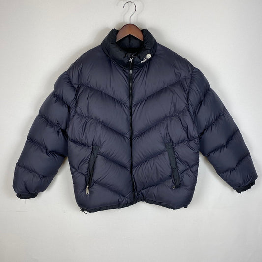 【現状渡し品】【メンズ】 THE NORTH FACE ザ・ノースフェイス DOWN JACKET 807999 ダウンジャケット アウター 144-260415-ks-14-tei サイズ：XL/※シミ有 カラー：ネイビー 万代Net店