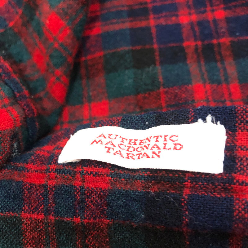【中古品】【メンズ】 90's WOOL CHECK L/S SHIRT 90年代 ウール チェック ロングスリーブ シャツ トップス 長袖 ネルシャツ 145-260131-ko-13-fuzh サイズ：XL カラー：マルチカラー 万代Net店