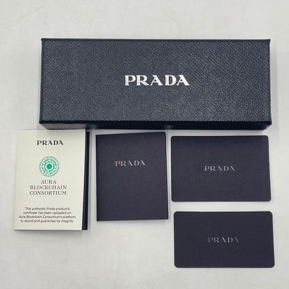 【中古品】【レディース】 PRADA プラダ SAFFIANO LEATHER KEY RING 1PP067 サフィアーノ レザー キーリング キーホルダー アクセサリー 182-260201-yy-02-tei サイズ：全長約16.5cm ベルト幅約2cm カラー：レッド 万代Net店