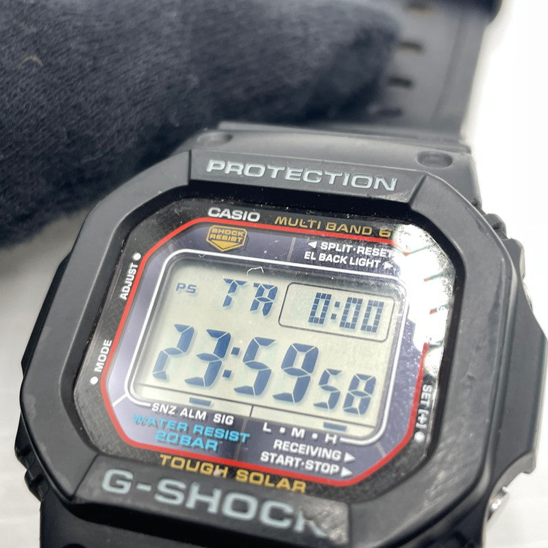 【現状渡し品】【メンズ】 G-SHOCK ジーショック GW-M5610-1JF タフソーラー ウォッチ 腕時計 5600シリーズ ラバーベルト 196-260826-ko-05-teih カラー：ブラック 万代Net店