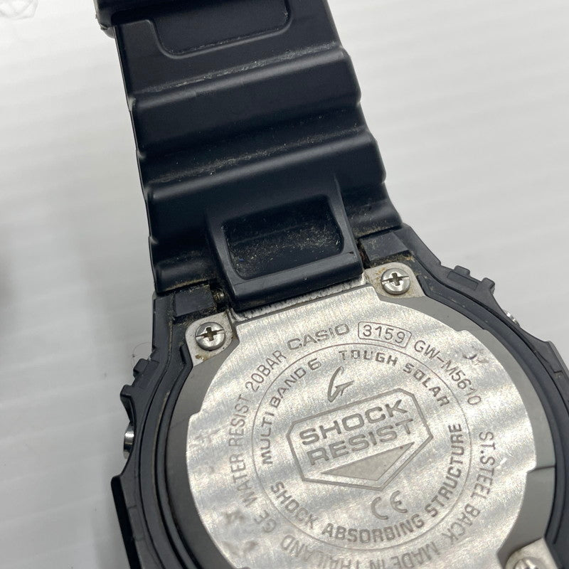 【現状渡し品】【メンズ】 G-SHOCK ジーショック GW-M5610-1JF タフソーラー ウォッチ 腕時計 5600シリーズ ラバーベルト 196-260826-ko-05-teih カラー：ブラック 万代Net店