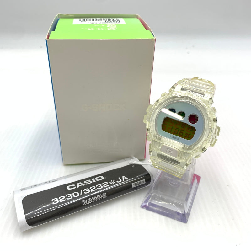 【中古品】【メンズ】 CASIO カシオ 25TH ANNIVERSARY MODEL DIGITAL G-SHOCK DW-6900SP-7JR 25周年記念モデル デジタル ジーショック 腕時計 クォーツ 196-260814-yo-06-tei カラー：クリア 万代Net店