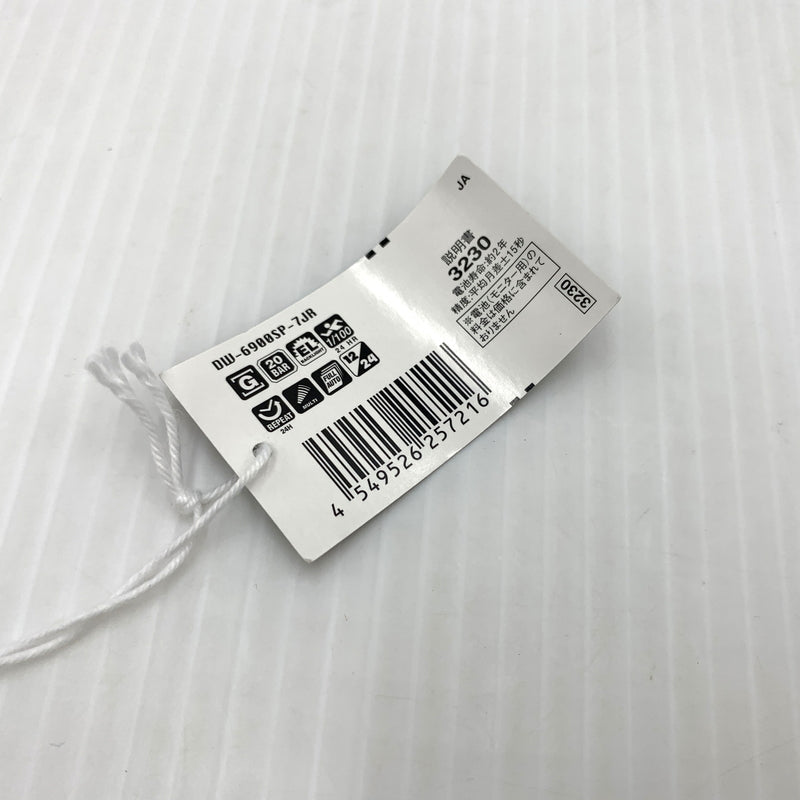 【中古品】【メンズ】 CASIO カシオ 25TH ANNIVERSARY MODEL DIGITAL G-SHOCK DW-6900SP-7JR 25周年記念モデル デジタル ジーショック 腕時計 クォーツ 196-260814-yo-06-tei カラー：クリア 万代Net店