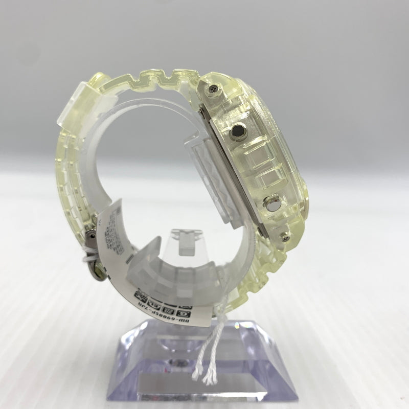 【中古品】【メンズ】 CASIO カシオ 25TH ANNIVERSARY MODEL DIGITAL G-SHOCK DW-6900SP-7JR 25周年記念モデル デジタル ジーショック 腕時計 クォーツ 196-260814-yo-06-tei カラー：クリア 万代Net店