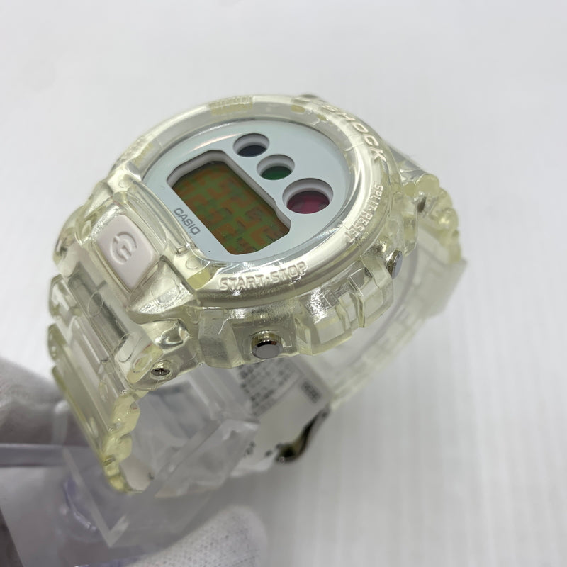 【中古品】【メンズ】 CASIO カシオ 25TH ANNIVERSARY MODEL DIGITAL G-SHOCK DW-6900SP-7JR 25周年記念モデル デジタル ジーショック 腕時計 クォーツ 196-260814-yo-06-tei カラー：クリア 万代Net店