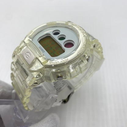 【中古品】【メンズ】 CASIO カシオ 25TH ANNIVERSARY MODEL DIGITAL G-SHOCK DW-6900SP-7JR 25周年記念モデル デジタル ジーショック 腕時計 クォーツ 196-260814-yo-06-tei カラー：クリア 万代Net店