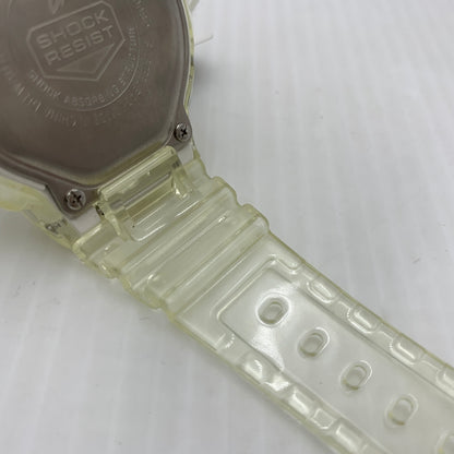 【中古品】【メンズ】 CASIO カシオ 25TH ANNIVERSARY MODEL DIGITAL G-SHOCK DW-6900SP-7JR 25周年記念モデル デジタル ジーショック 腕時計 クォーツ 196-260814-yo-06-tei カラー：クリア 万代Net店