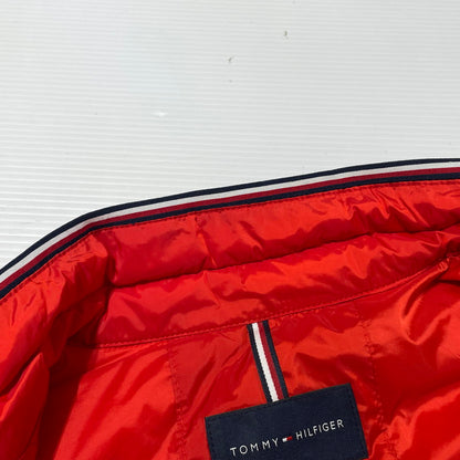 【中古品】【メンズ】 TOMMY HILFIGER トミーヒルフィガー LIGHTWEIGHT PACKABLE JACKET ライトウェイト パッカブル ジャケット アウター 147-260202-yo-03-tei サイズ：L カラー：レッド 万代Net店