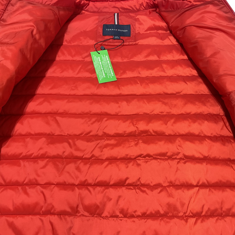 【中古品】【メンズ】 TOMMY HILFIGER トミーヒルフィガー LIGHTWEIGHT PACKABLE JACKET ライトウェイト パッカブル ジャケット アウター 147-260202-yo-03-tei サイズ：L カラー：レッド 万代Net店
