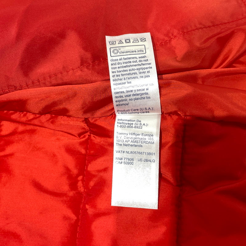 【中古品】【メンズ】 TOMMY HILFIGER トミーヒルフィガー LIGHTWEIGHT PACKABLE JACKET ライトウェイト パッカブル ジャケット アウター 147-260202-yo-03-tei サイズ：L カラー：レッド 万代Net店