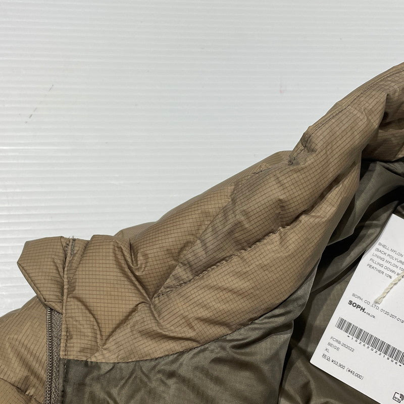 【中古品】【メンズ】 F.C.R.B. エフシーアールビー EXPEDITION DOWN JACKET FCRB-252022 エクスペディション ダウンジャケット アウター 142-260202-yo-12-fuz サイズ：XL カラー：ベージュ 万代Net店