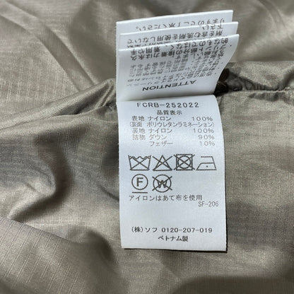 【中古品】【メンズ】 F.C.R.B. エフシーアールビー EXPEDITION DOWN JACKET FCRB-252022 エクスペディション ダウンジャケット アウター 142-260202-yo-12-fuz サイズ：XL カラー：ベージュ 万代Net店