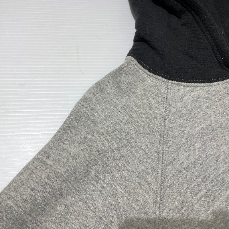 【中古品】【メンズ】 SD 88/12 DINER LOGO 2TONE HOODIE ダイナー ロゴ ツートン フーディ 長袖 トップス プルオーバー パーカー 140-260202-yo-11-fuzh サイズ：L カラー：グレー 万代Net店