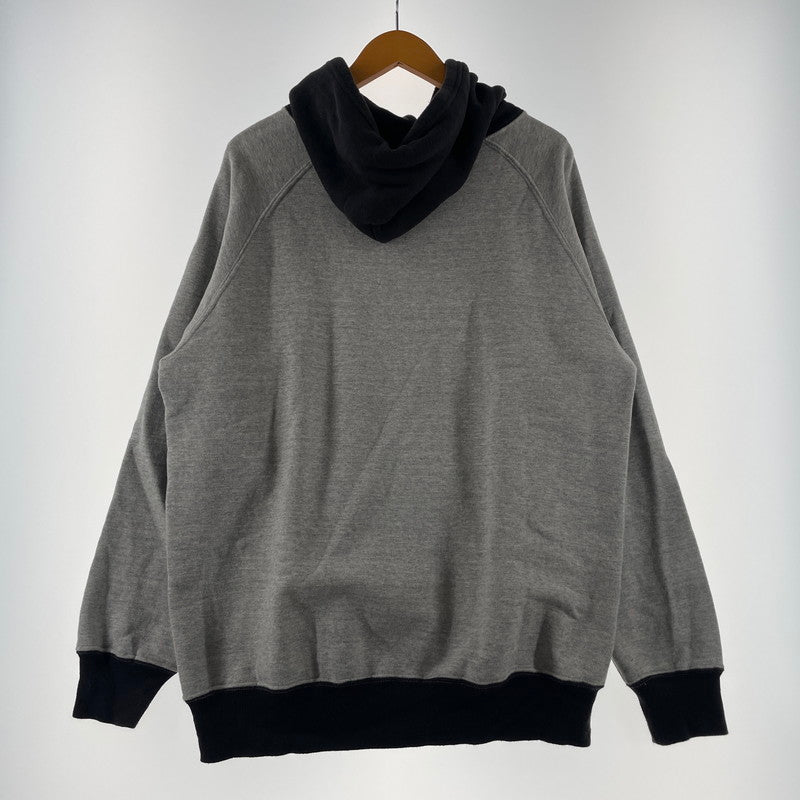 【中古品】【メンズ】 SD 88/12 DINER LOGO 2TONE HOODIE ダイナー ロゴ ツートン フーディ 長袖 トップス プルオーバー パーカー 140-260202-yo-11-fuzh サイズ：L カラー：グレー 万代Net店